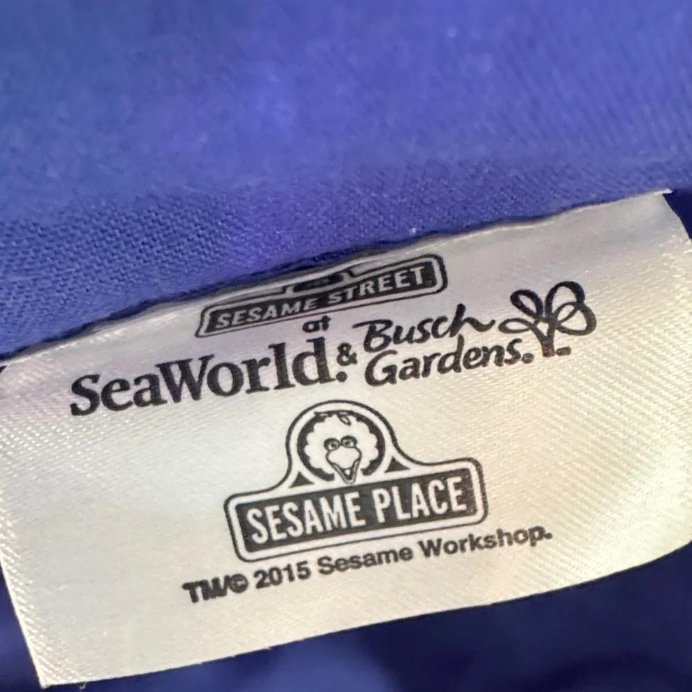 Sesame Street Toddler' Blue Hat with Sesame Street character Embroidery